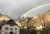 Das Restaurant Des Gorges mit Regenbogen